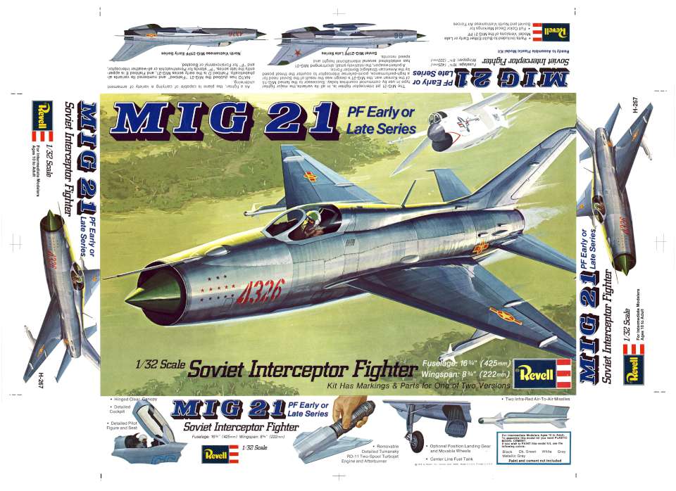 Revell Mikoyan Mig21 1974