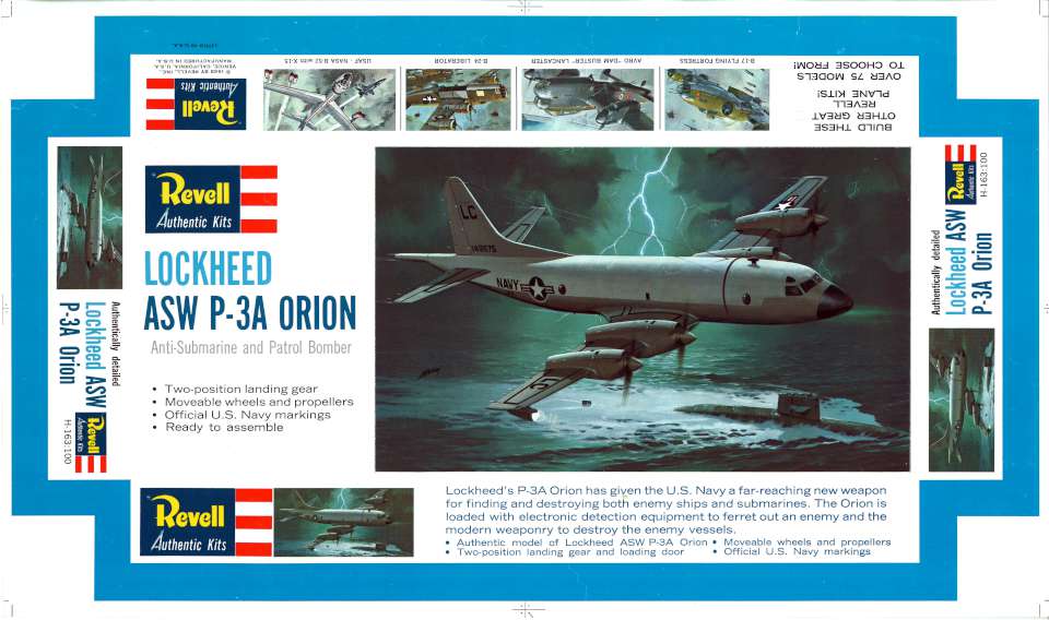 Revell Lockheed P-3A Orion 1965