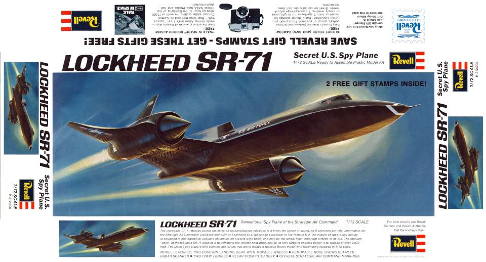 Revell Lockheed SR-71 1967