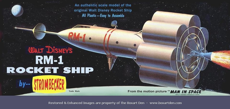 Strombecker Disney RM-1 Rocket Ship