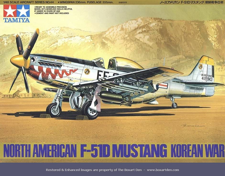 Tamiya NAA F-51D Mustang Korean War