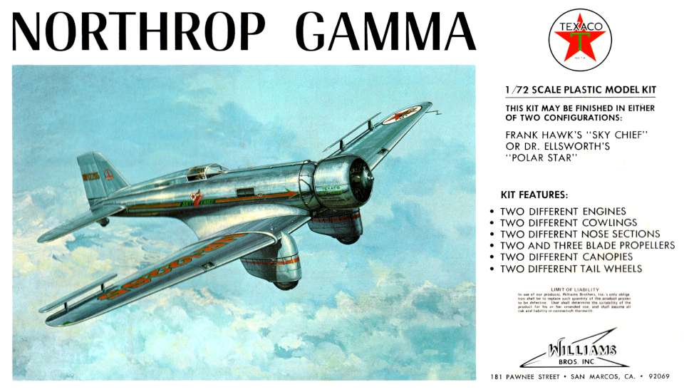 Williams Brothers Northrop Gamma