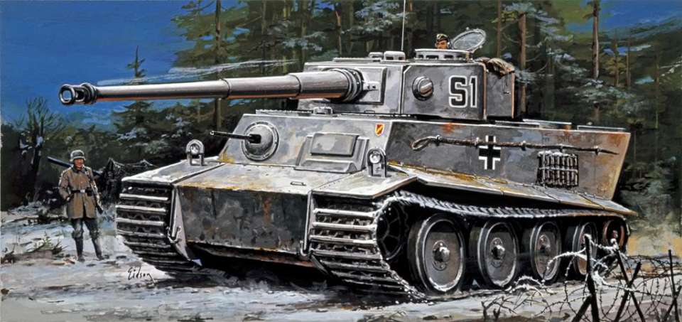 Tiger I German Tank UPC-5155