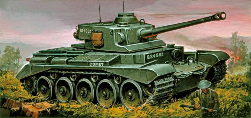 British Tank "Comet 1" UPC-5159