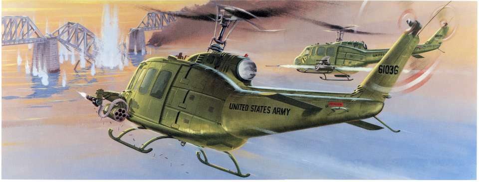 Bell UH-1 Huey Attack