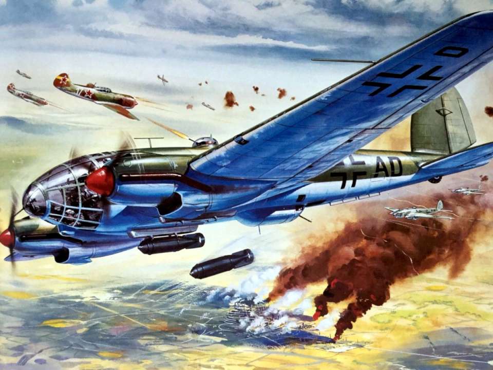 Heinkel He-111 by Roy Cross-960