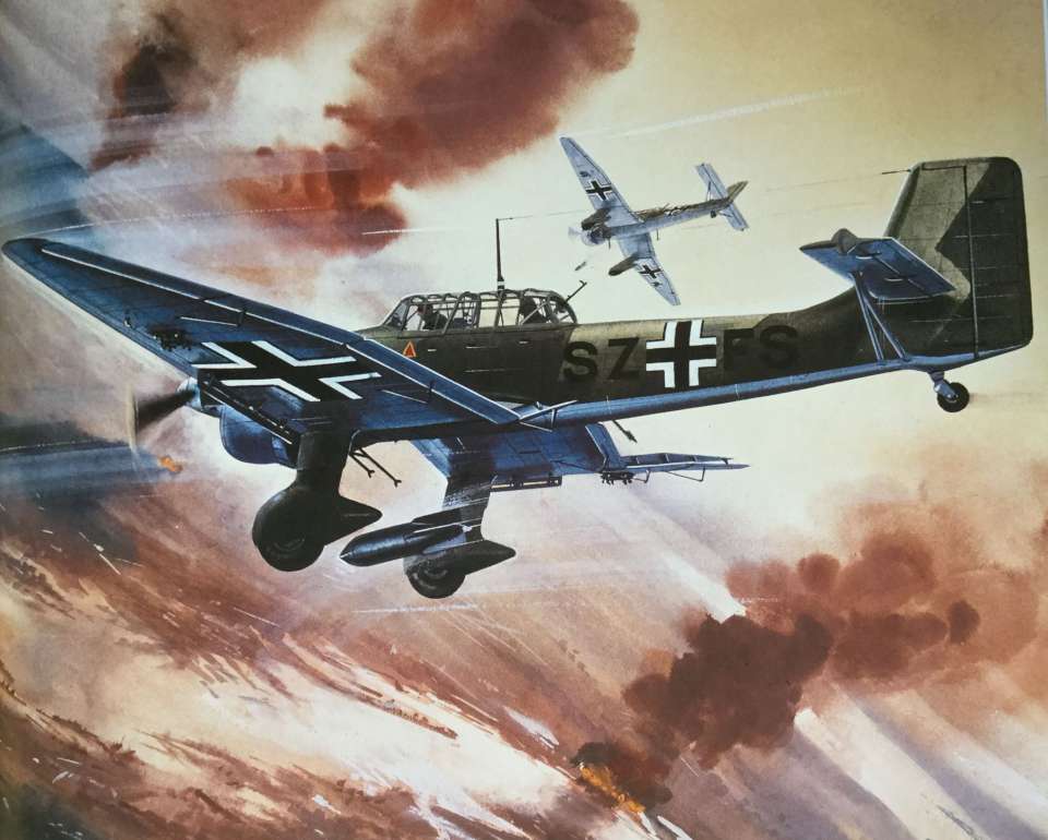 Junker Ju-87 Stuka by Roy Cross-960