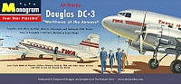 Monogram Douglas DC-3 TWA 4 Star Plastikit