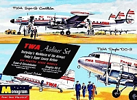 Monogram TWA Airliner Set