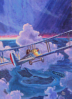 US Navy DH-4 over North Island