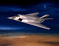 Lockheed F-117A Nighthawk 'Scorpion 3' gray camo by Mike Machat-960